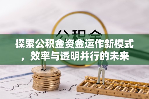 历下探索公积金资金运作新模式，效率与透明并行的未来