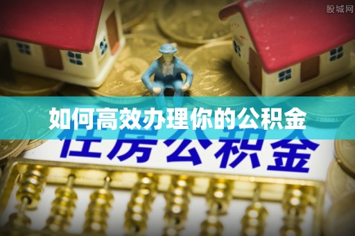 历下如何高效办理你的公积金