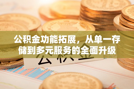历下公积金功能拓展，从单一存储到多元服务的全面升级