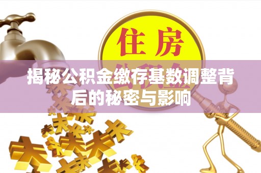 历下揭秘公积金缴存基数调整背后的秘密与影响