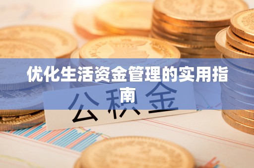 历下优化生活资金管理的实用指南